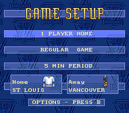 Brett Hull Hockey screenshot 5 for Super Nintendo